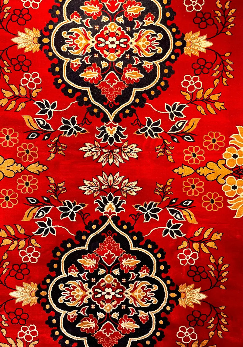 Afghan Vintage Red Tribal 1200 Reeds