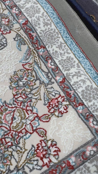 Video of the Classic Gray Floral Persian Rug, Stylish Rugs & Carpets
