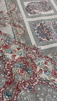 Video of the Classic Cream Panel Kheshti Persian Rug, Stylish Rugs & Carpets
