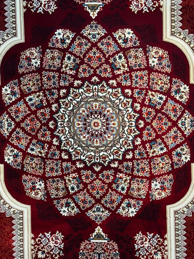 Red Persian Medallion Rug — 1200 Reeds | Stylish Rugs & Carpets