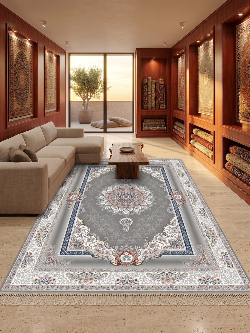 2026 Luxury Persian-Inspired Traditional Rug Premium Medallion Edition