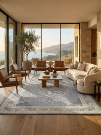 Room scene · Cream & Gold Medallion Persian Rug