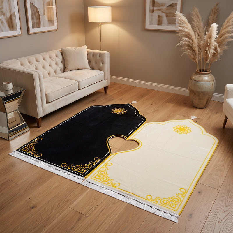 Couple's Padded Prayer Mat (Set of 2)