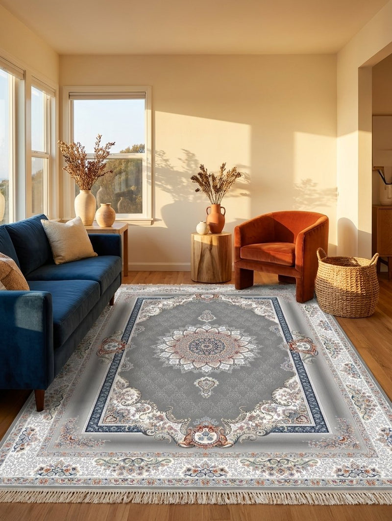 2026 Luxury Persian-Inspired Traditional Rug Premium Medallion Edition