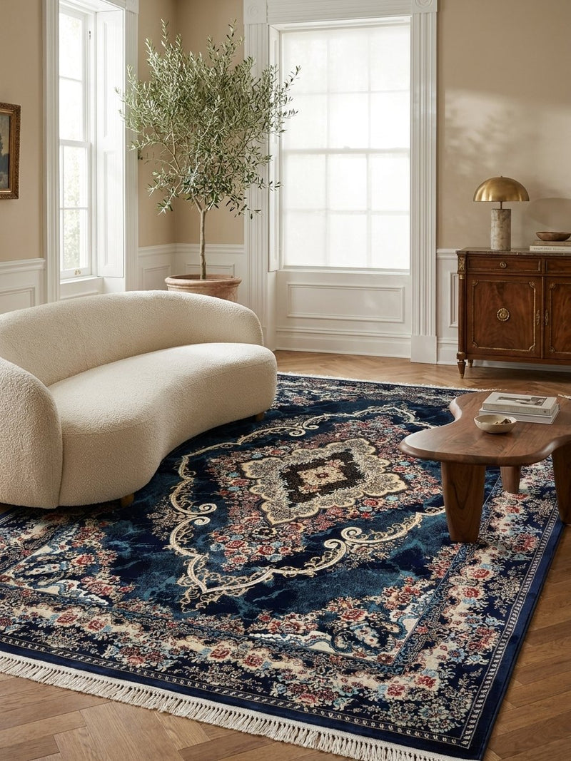 Star Persian Rug Blue Mix — 1200 Reeds | Stylish Rugs & Carpets