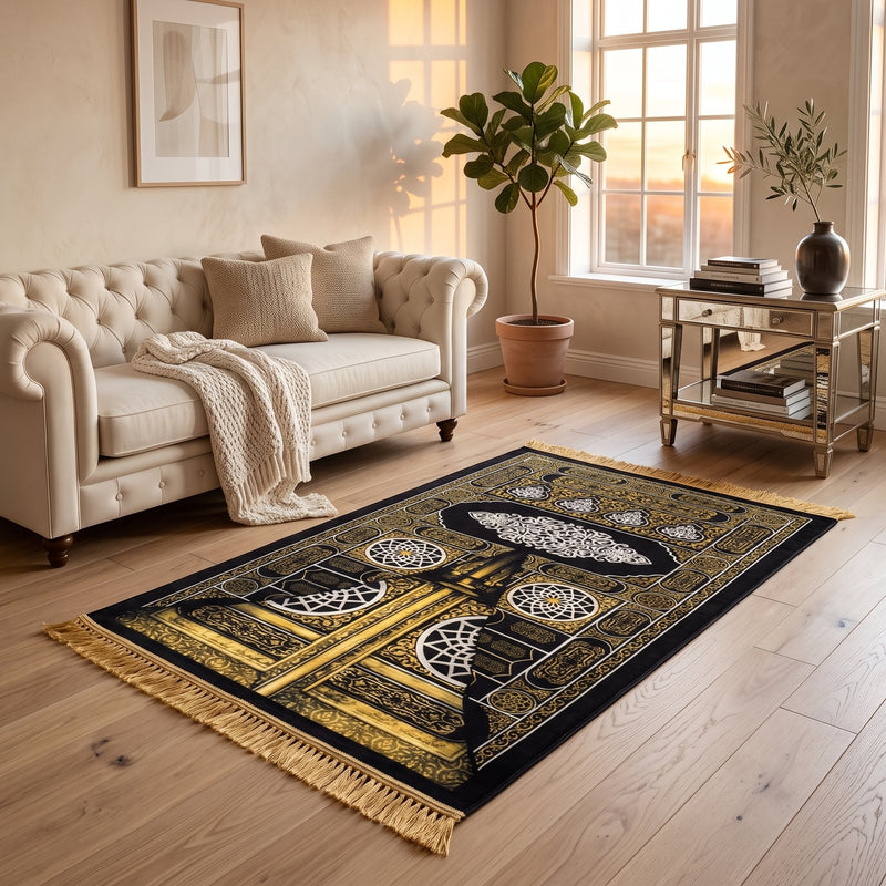 Kaaba Door Padded Prayer Mat