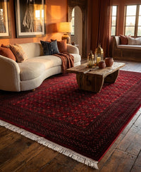 Red Tribal Persian Rug · 1200 Reeds rug styled in a Sacramento home — Stylish Rugs & Carpets