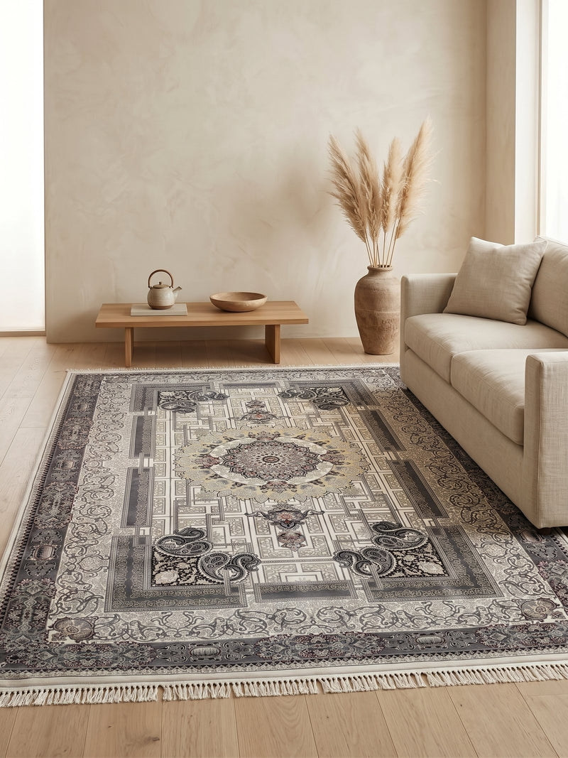 Cream Persian Design Rug — 1200 Reeds | Stylish Rugs & Carpets