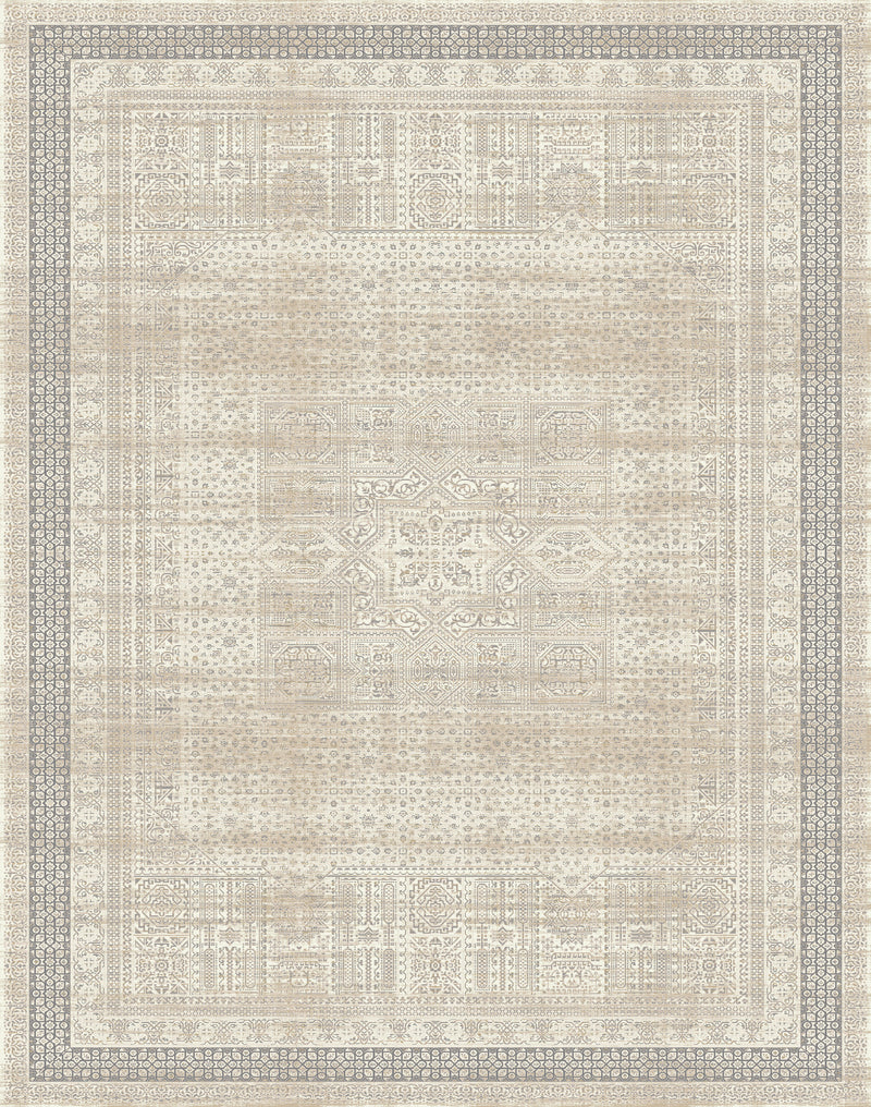 Cream vintage wash rug from the Shadow line, Art Silk pile