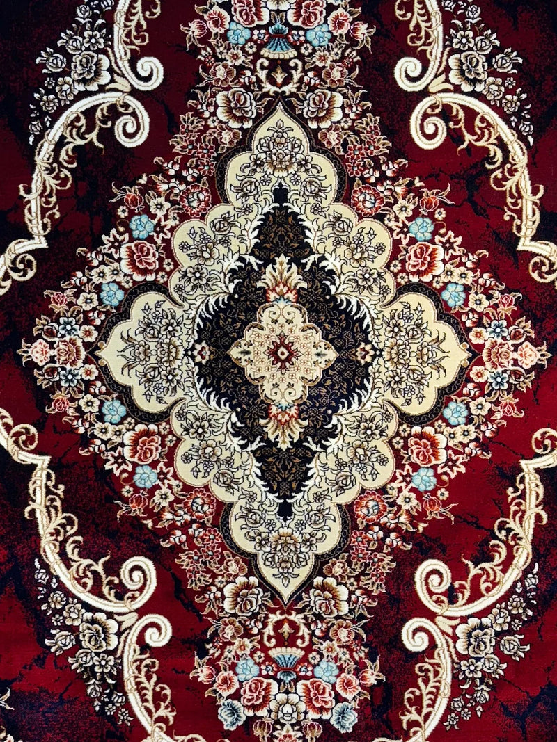 Star Persian Rug Red Mix — 1200 Reeds | Stylish Rugs & Carpets